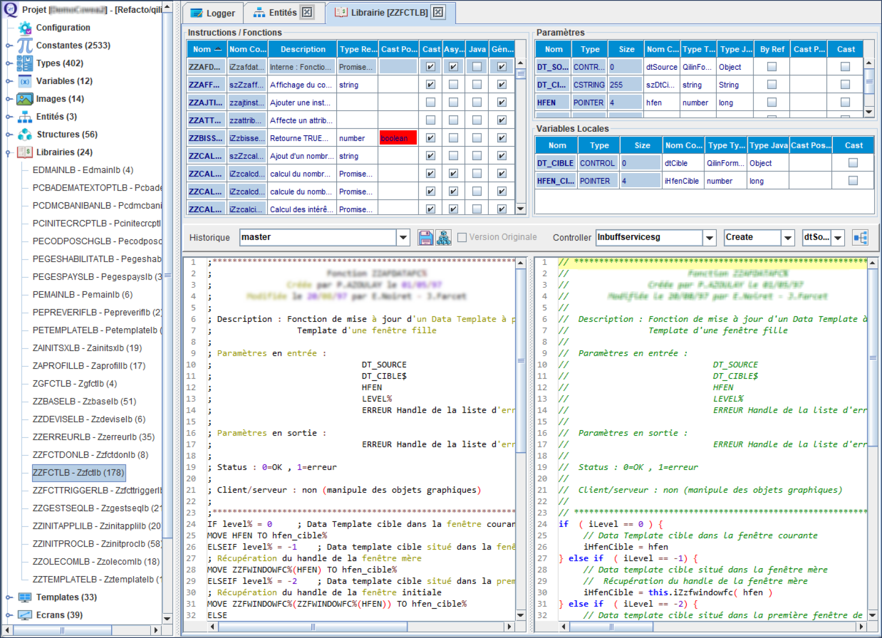 Traduction Temps Réel du code en TypeScript